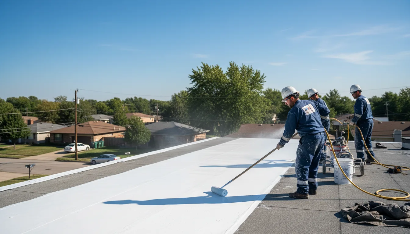 Commercial roof coating in San Jose, IL near me
